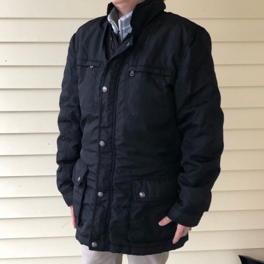 Calvin Klein Black Winter Coat! Euc! - image 2